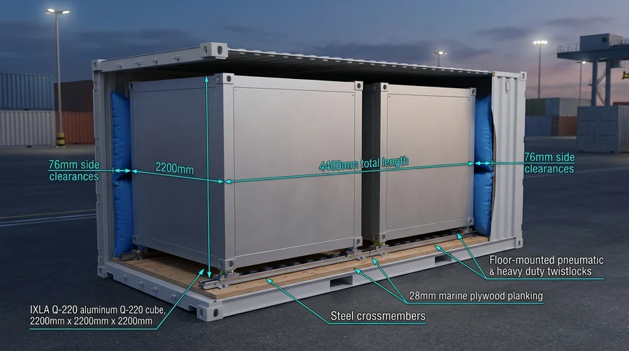Stivaggio 20ft Container