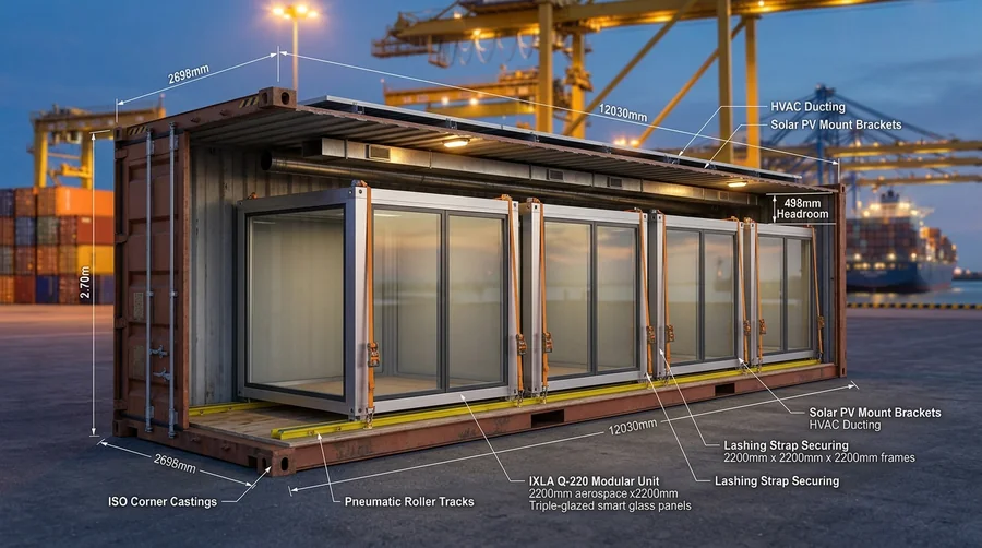 Stivaggio 40ft HC Container
